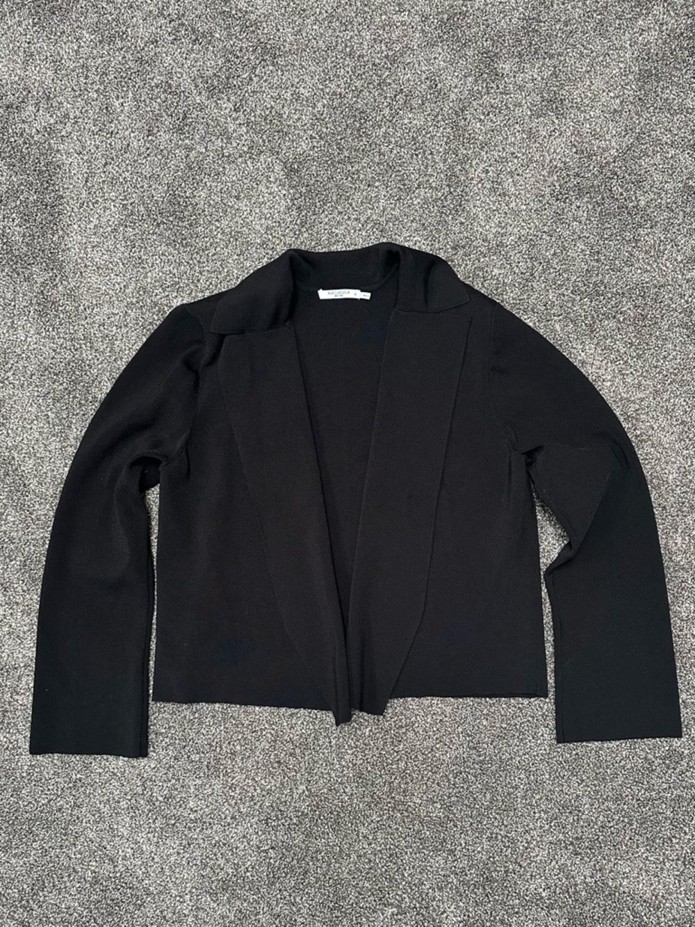 MM Lafleur Open Front Black Cardigan